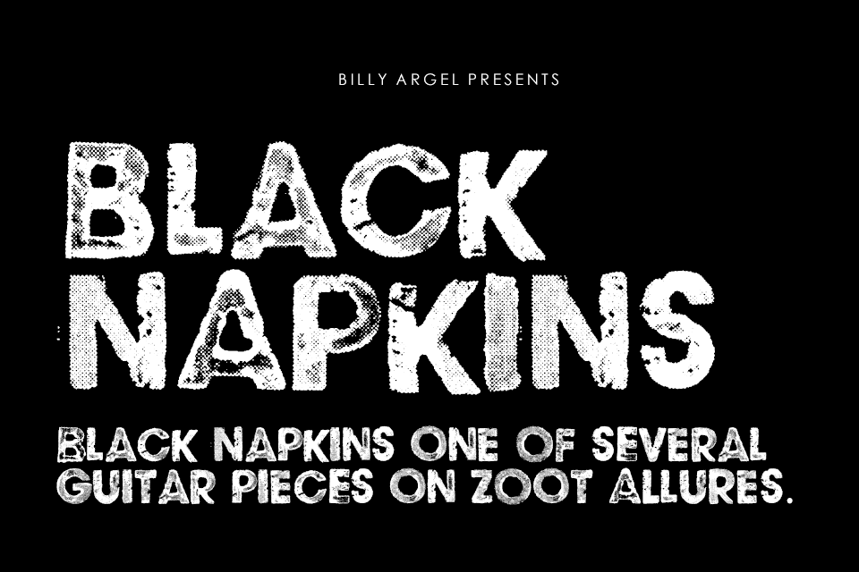 Black Napkins