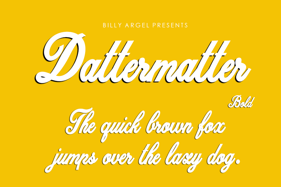 Dattermatter Bold