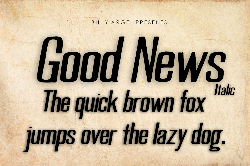 Good News Italic