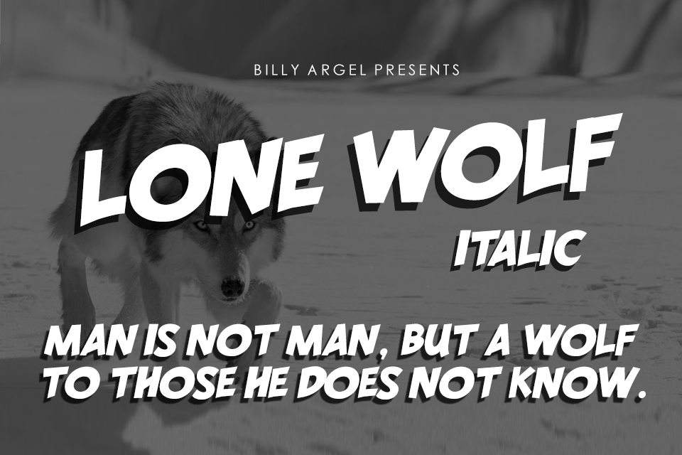 Lone Wolf Italic