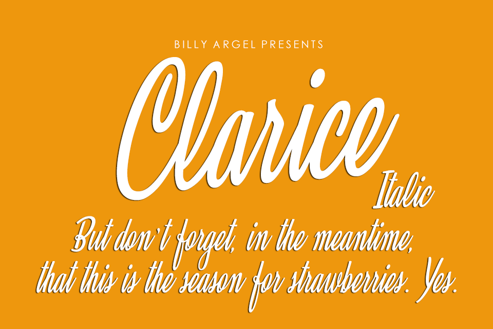 Clarice italic
