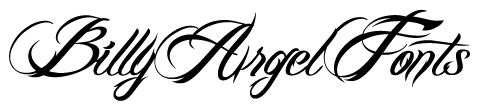Billy Argel Fonts